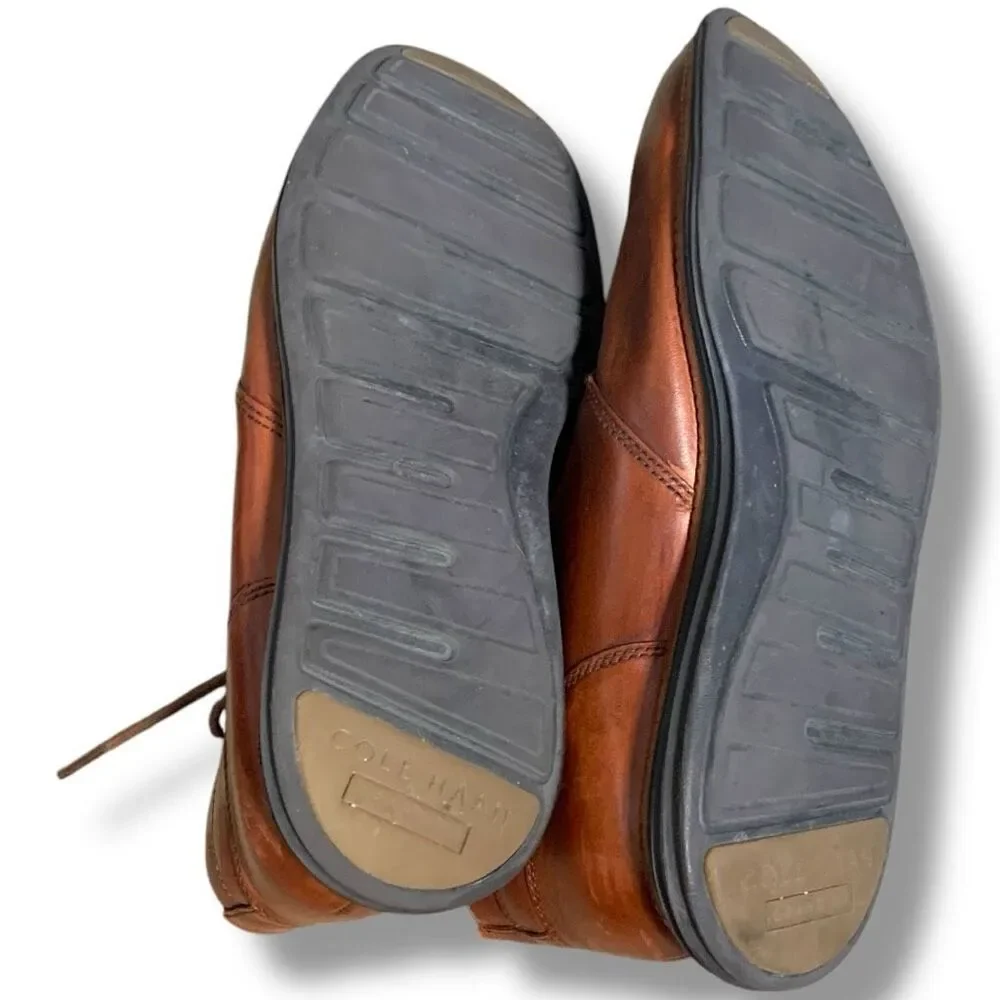 Cole Haan‎ Men’s Original Grand Chukka Boots Brown Leather 8.5W Lace Up Classic